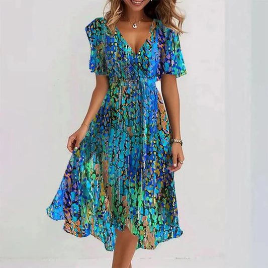 Ivy Floral Midi Dress