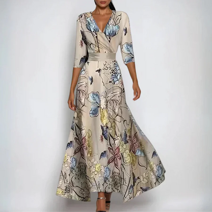 Joana™ | Floral Wrap Maxi Dress