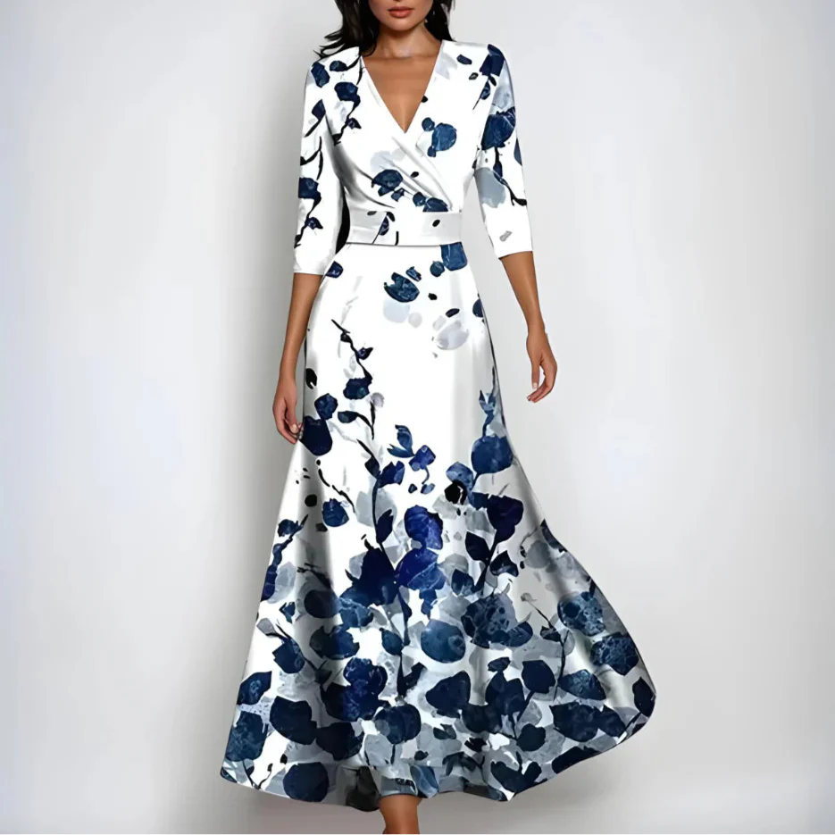 Joana™ | Floral Wrap Maxi Dress