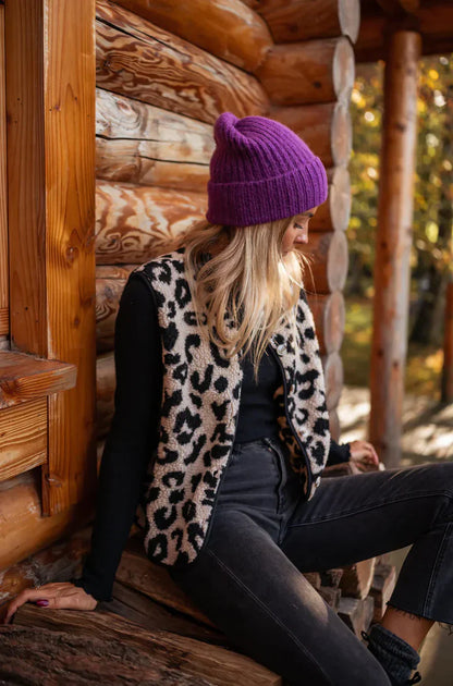 Astrid™ | The Leopard Knitted Vest