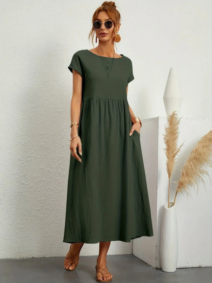 Sage - Casual Spring Dress