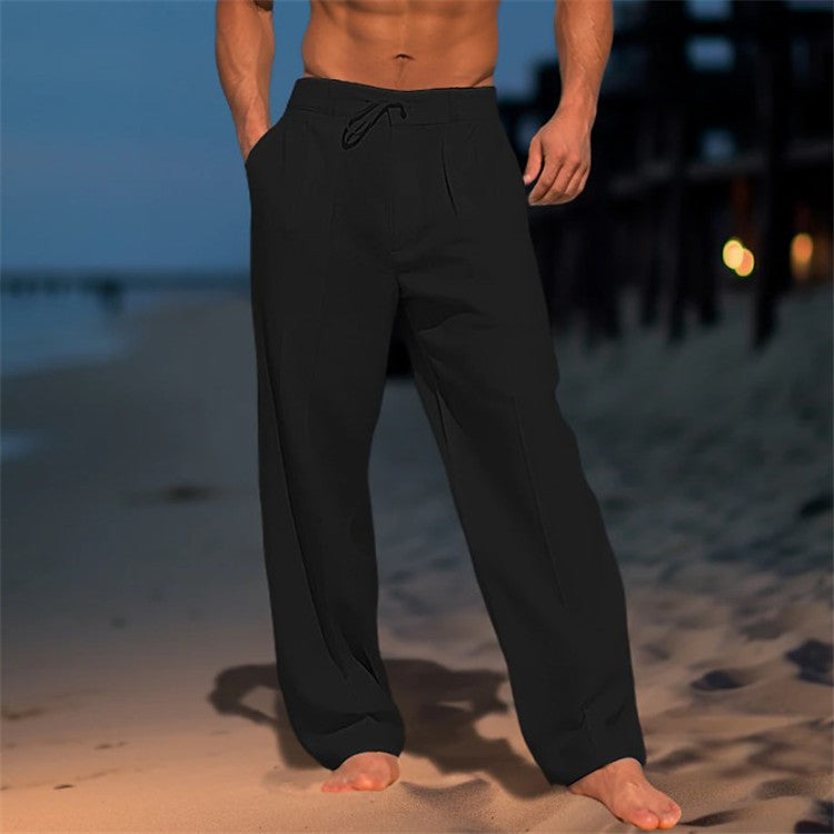 Nathan™ | Lightweight Linen Trousers