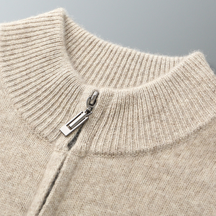 Mason™ | Refined Wool Zip Cardigan
