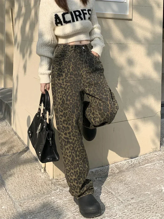 Sienna Leopard Jeans