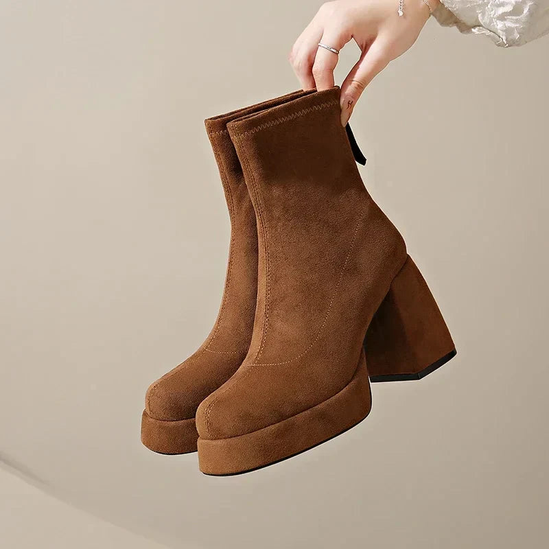 Sleek Suede Boots