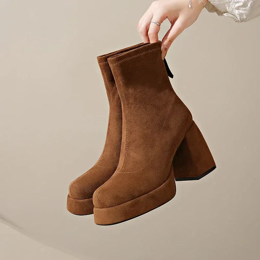 Sleek Suede Boots