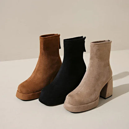 Sleek Suede Boots