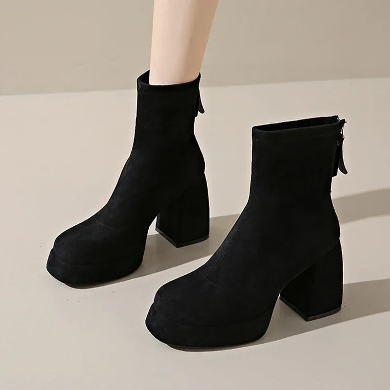 Sleek Suede Boots