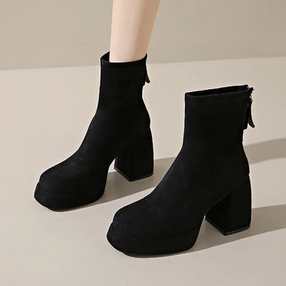 Sleek Suede Boots