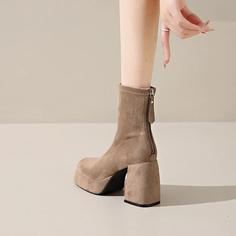Sleek Suede Boots
