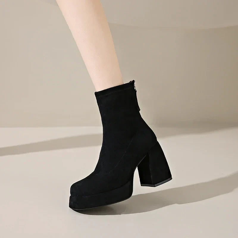 Sleek Suede Boots