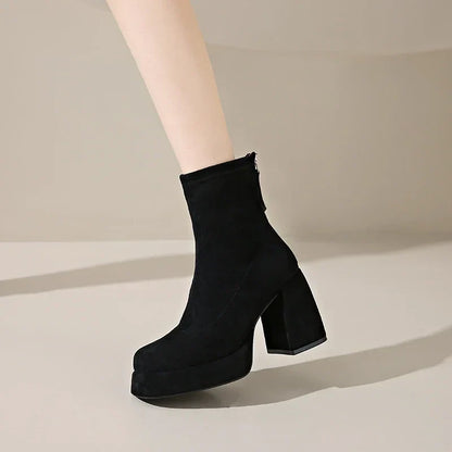 Sleek Suede Boots
