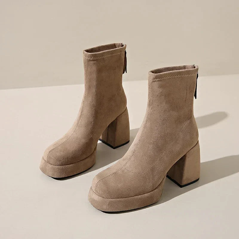Sleek Suede Boots