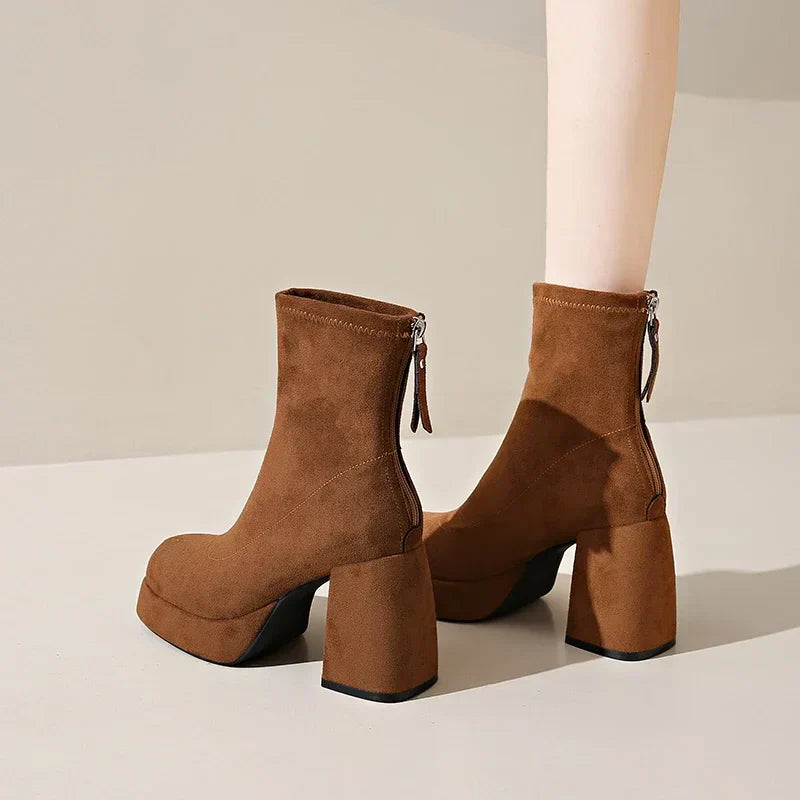 Sleek Suede Boots