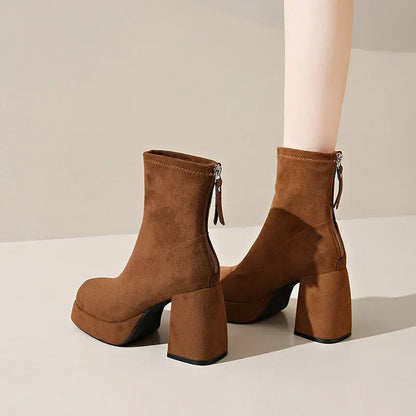 Sleek Suede Boots