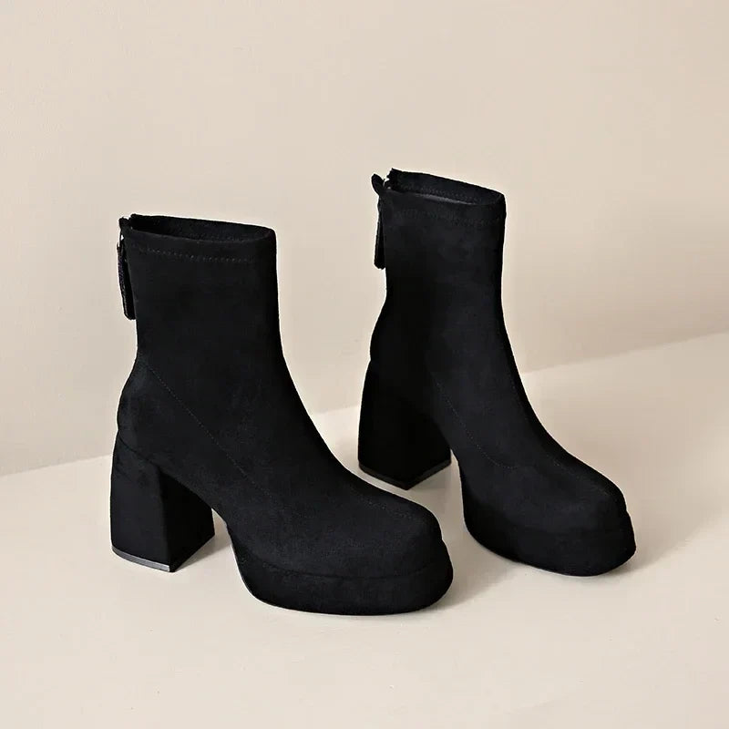Sleek Suede Boots