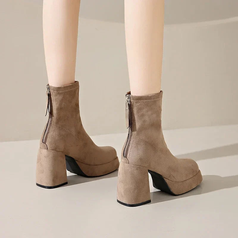 Sleek Suede Boots