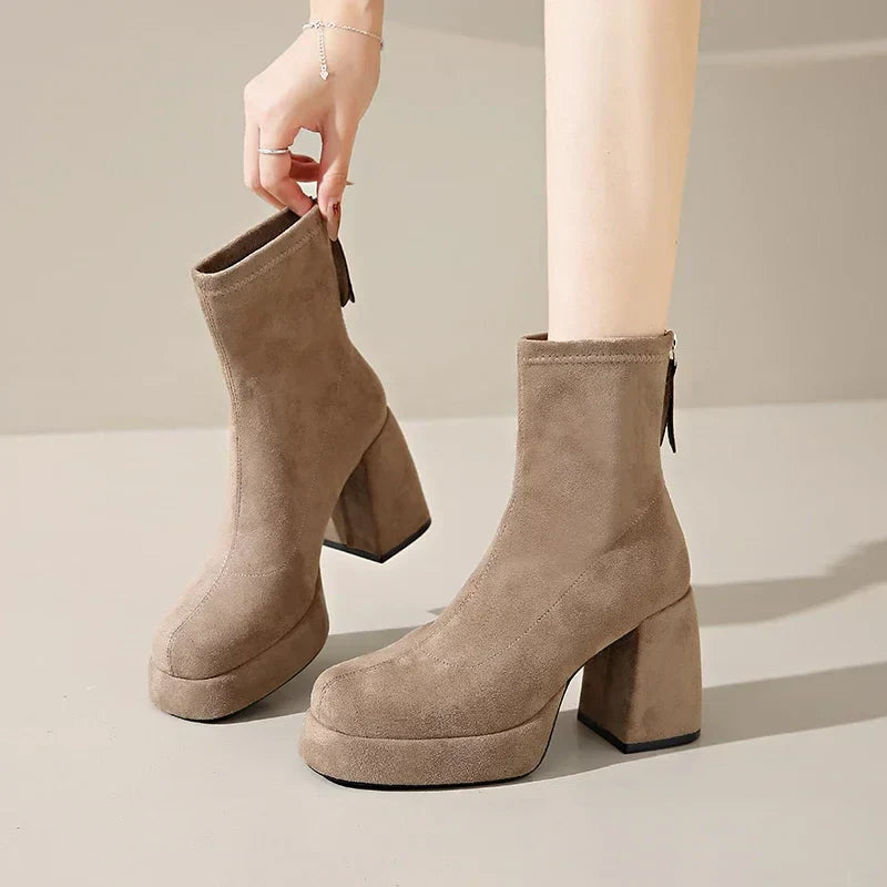 Sleek Suede Boots