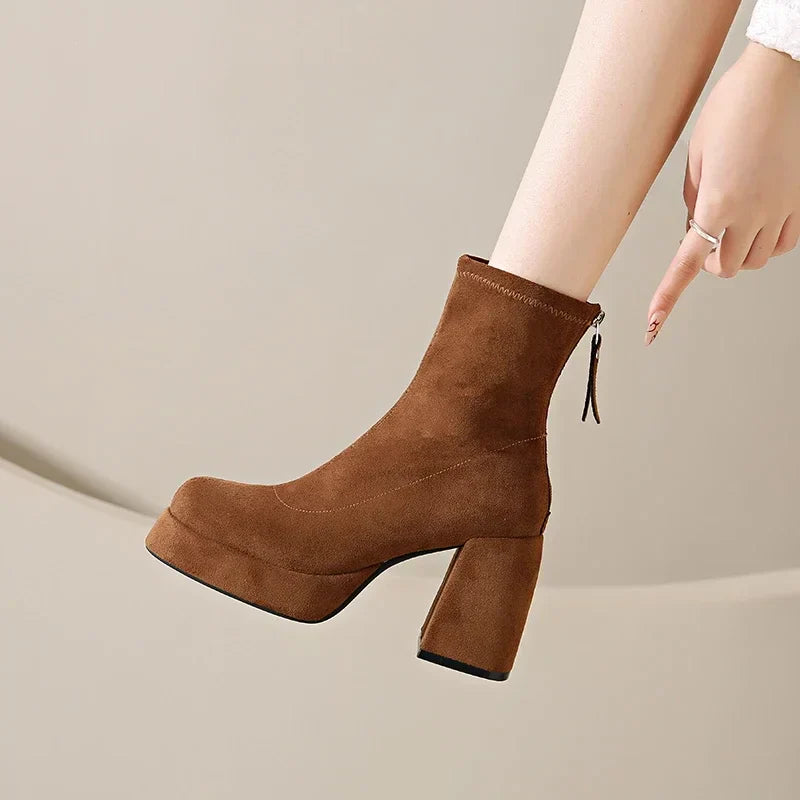 Sleek Suede Boots
