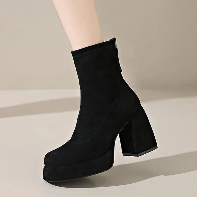 Sleek Suede Boots