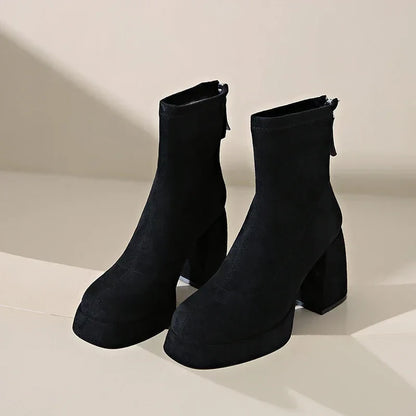 Sleek Suede Boots