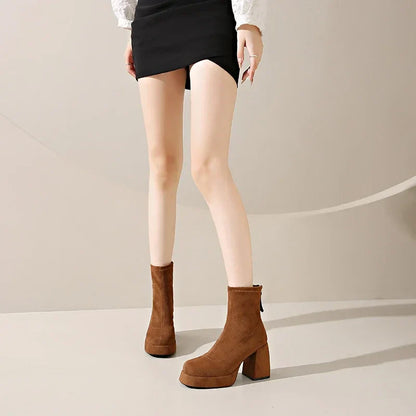 Sleek Suede Boots