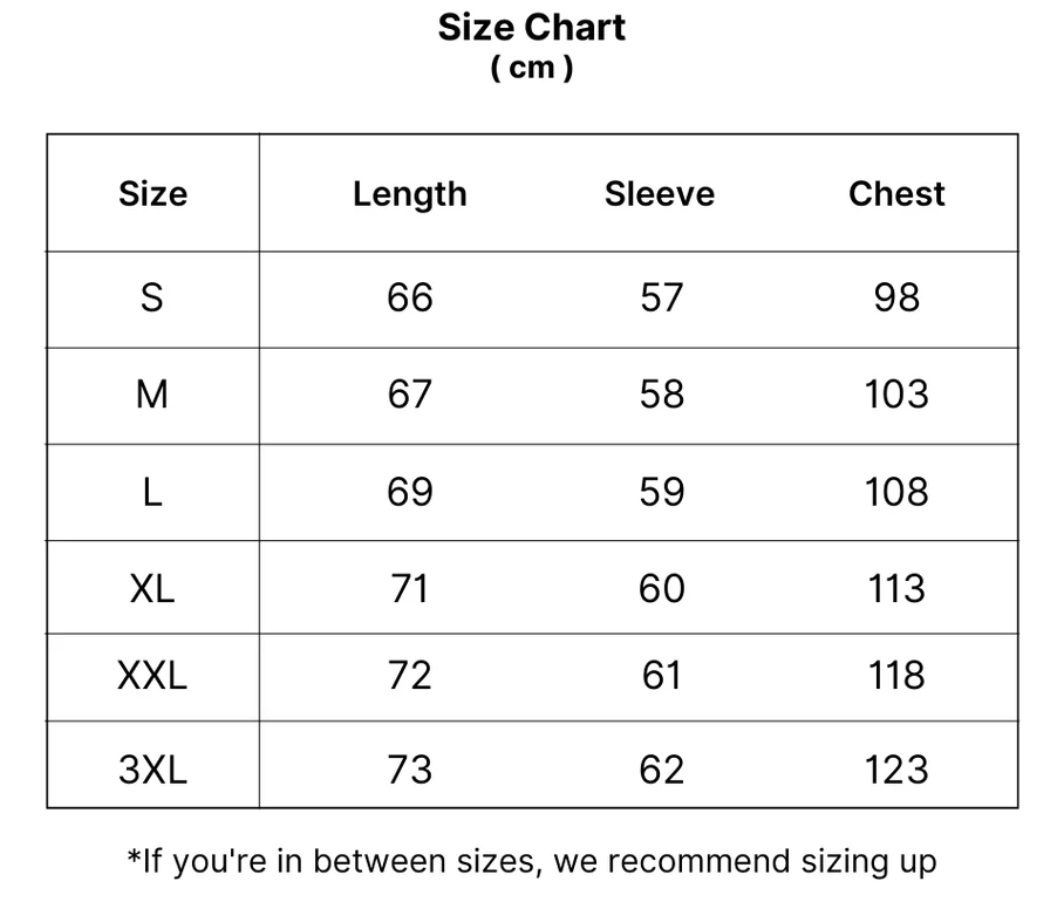 Size chart for Gabriel™ | Refined Wool Blazer