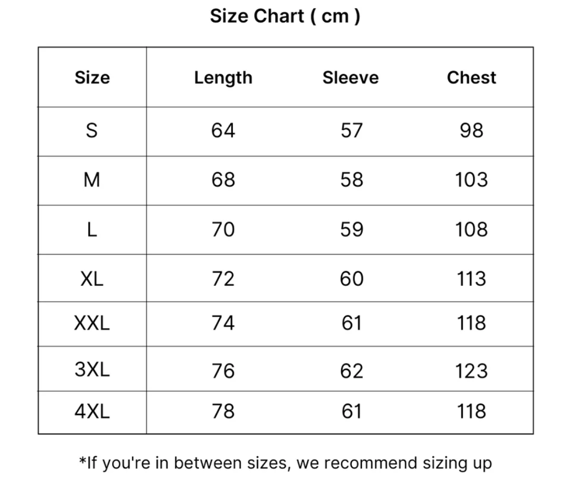 Size chart for Bryce™ | Refined Men's Style Blazer