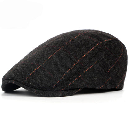 Terry™ Pinstripe Herringbone Beret