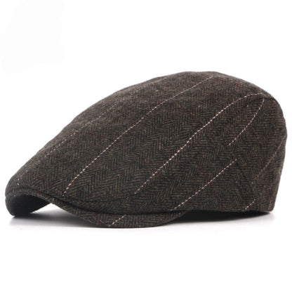 Terry™ Pinstripe Herringbone Beret