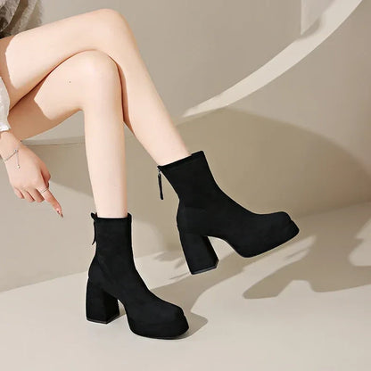 Sleek Suede Boots