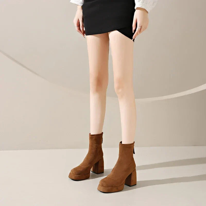 Sleek Suede Boots