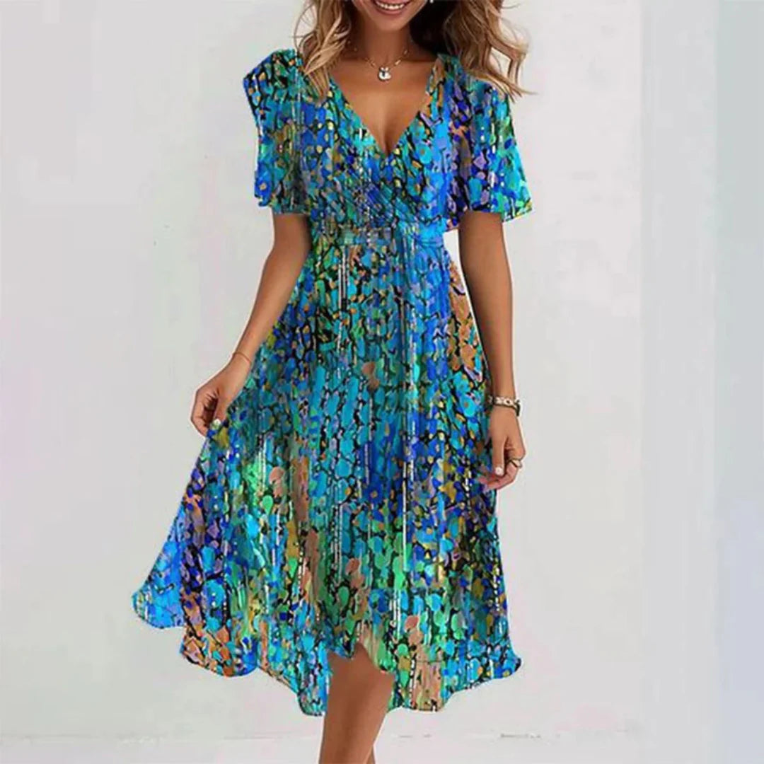 Ivy Floral Midi Dress
