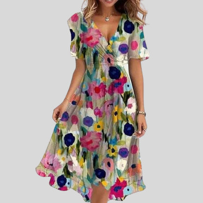 Ivy Floral Midi Dress