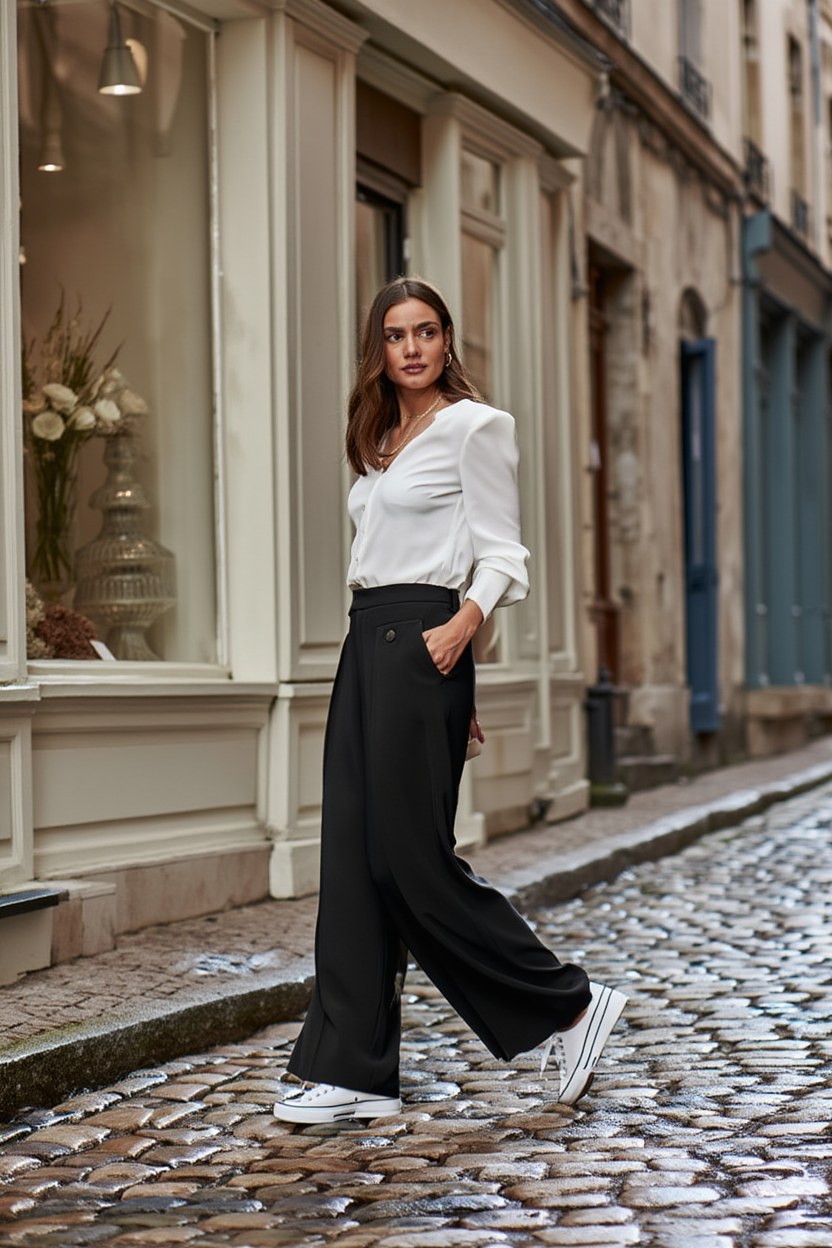 Paula | Pleated dress trousers