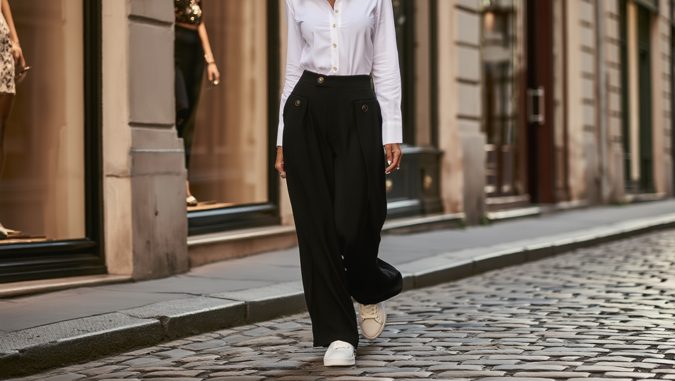 Paula | Pleated dress trousers