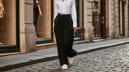 Paula | Pleated dress trousers