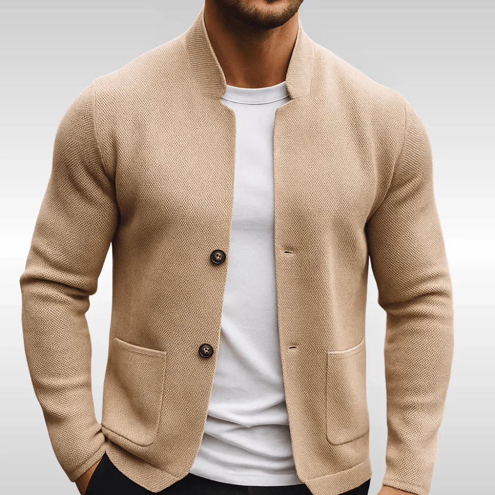 Troydan Casual Knit Blazer