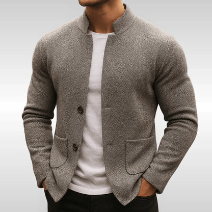 Troydan Casual Knit Blazer