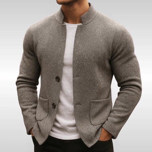 Troydan Casual Knit Blazer