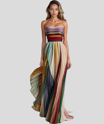 Iris | Strapless Maxi Dress