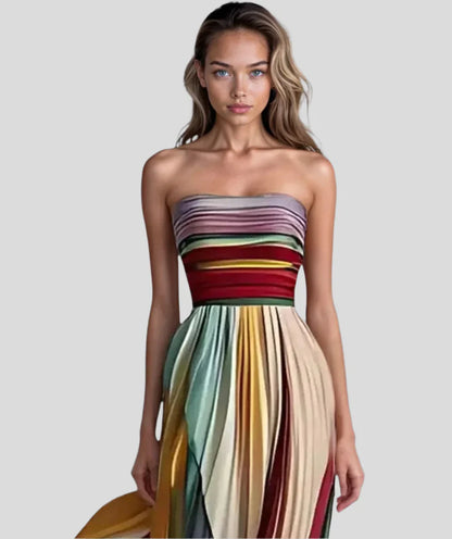 Iris | Strapless Maxi Dress