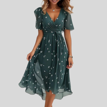 Ivy Floral Midi Dress